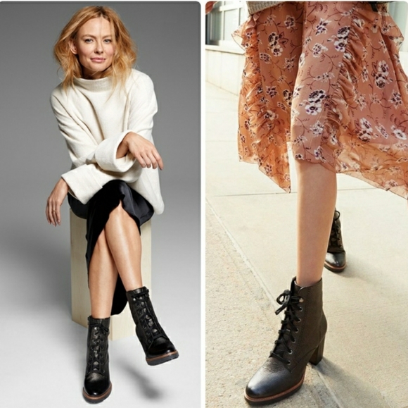 Naturalizer Callie Lace-Up Leather Ankle Boot - Picture 7 of 7